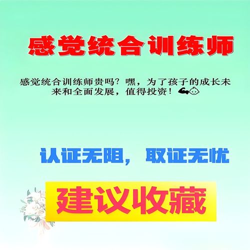 感觉统合训练师考证全攻略 条件、流程与教育信息咨询指南